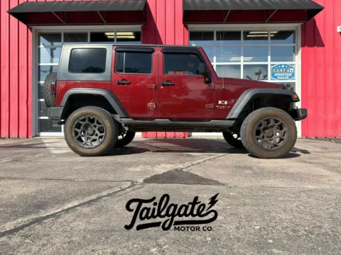 Red 2008 Jeep Wrangler Unlimited X Sport Utility 4D for sale in Fremont, NE