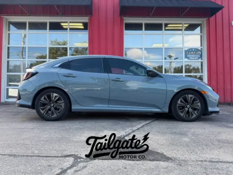 Gray 2017 Honda Civic EX-L w/Navigation Hatchback 4D for sale in Fremont, NE