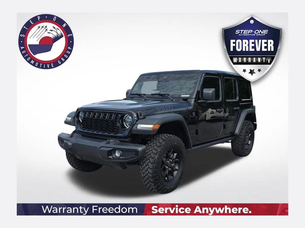 Black 2026 Jeep Wrangler Willys for sale in Pensacola, FL