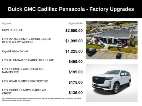 More photos of 2021 Cadillac Escalade ESV Sport Platinum at Step One Motorsports, FL