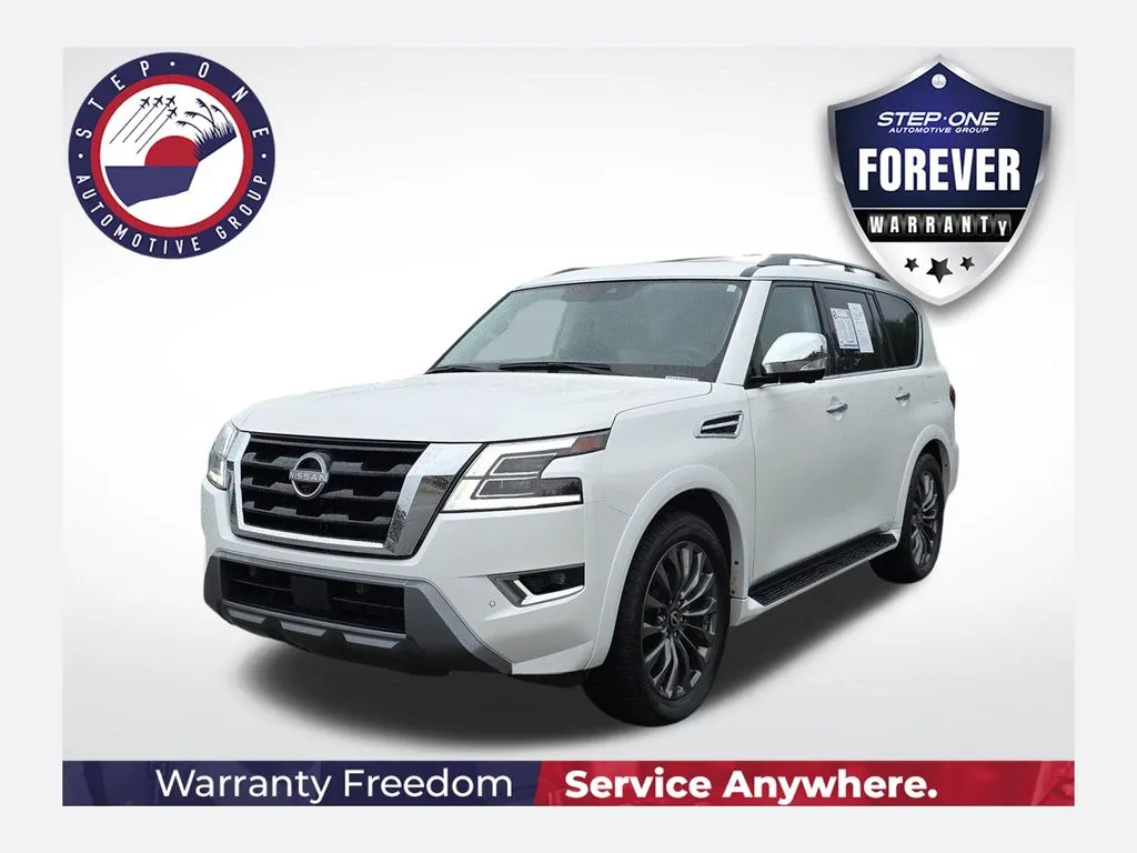 White 2023 Nissan Armada Platinum for sale in Pensacola, FL