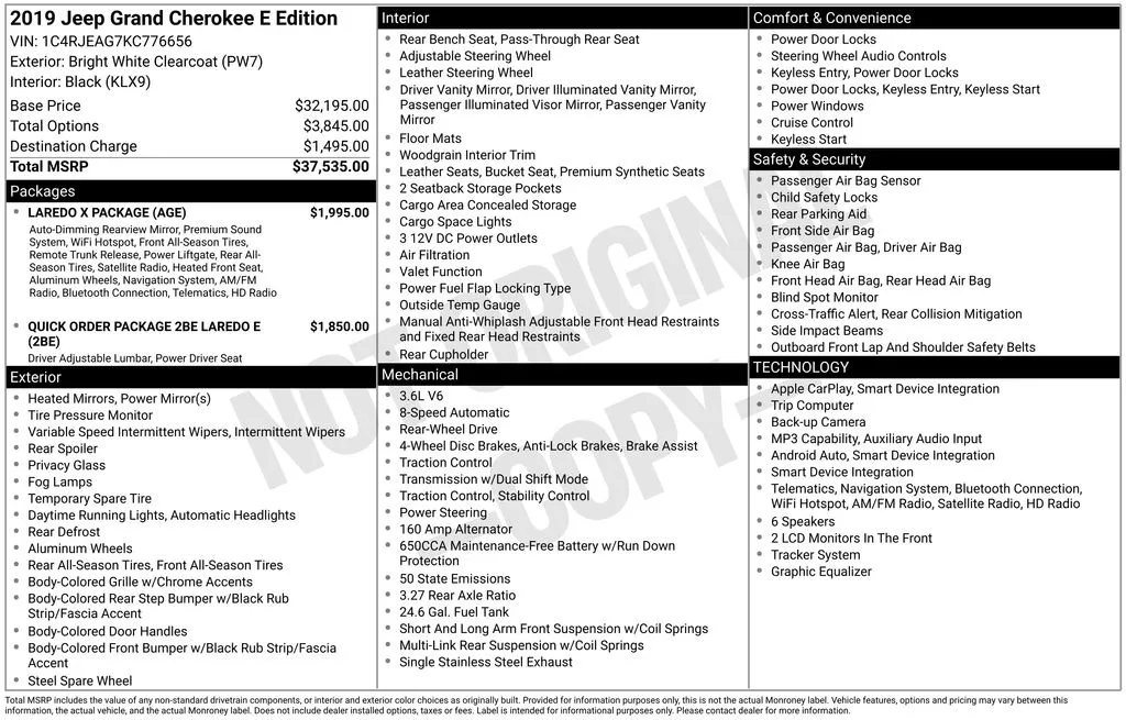 2019 Jeep Grand Cherokee Laredo E for sale in Pensacola, FL
