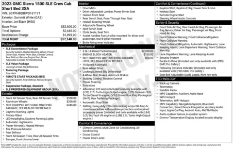 White 2023 GMC Sierra 1500 SLE for sale in Pensacola, FL
