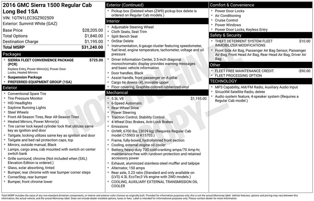 2016 GMC Sierra 1500 for sale in Pensacola, FL