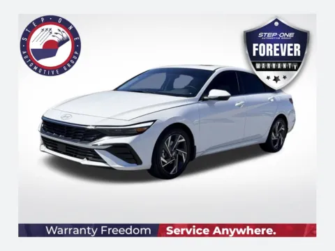 White 2025 Hyundai Elantra Limited for sale in Pensacola, FL