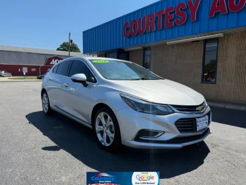 Silver 2018 Chevrolet Cruze Premier for sale in Chesapeake, VA
