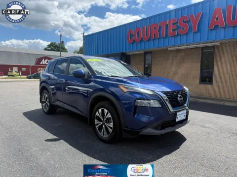 Blue 2022 Nissan Rogue SV for sale in Chesapeake, VA