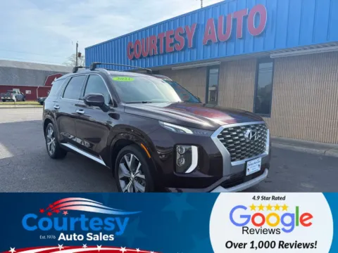Red 2021 Hyundai Palisade Limited for sale in Chesapeake, VA