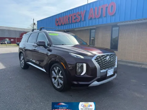Red 2021 Hyundai Palisade Limited for sale in Chesapeake, VA