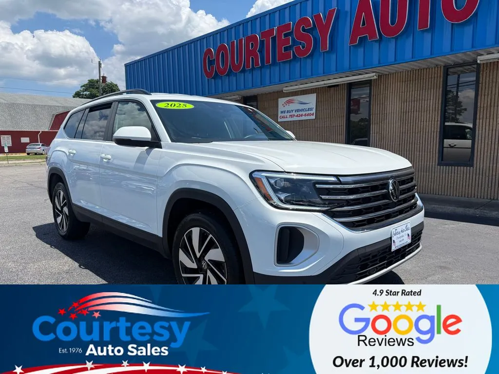 White 2025 Volkswagen Atlas 2.0T SE w/Technology for sale in Chesapeake, VA