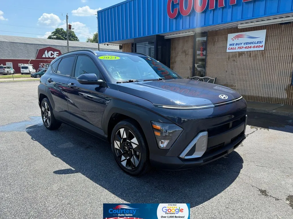 Blue 2024 Hyundai Kona SEL for sale in Chesapeake, VA