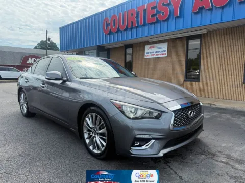 Gray 2022 INFINITI Q50 LUXE for sale in Chesapeake, VA
