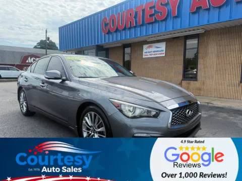Gray 2022 INFINITI Q50 LUXE for sale in Chesapeake, VA
