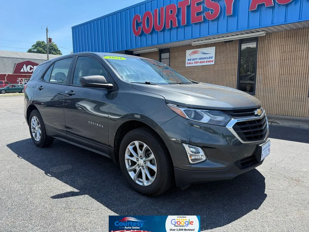 Gray 2021 Chevrolet Equinox LS for sale in Chesapeake, VA