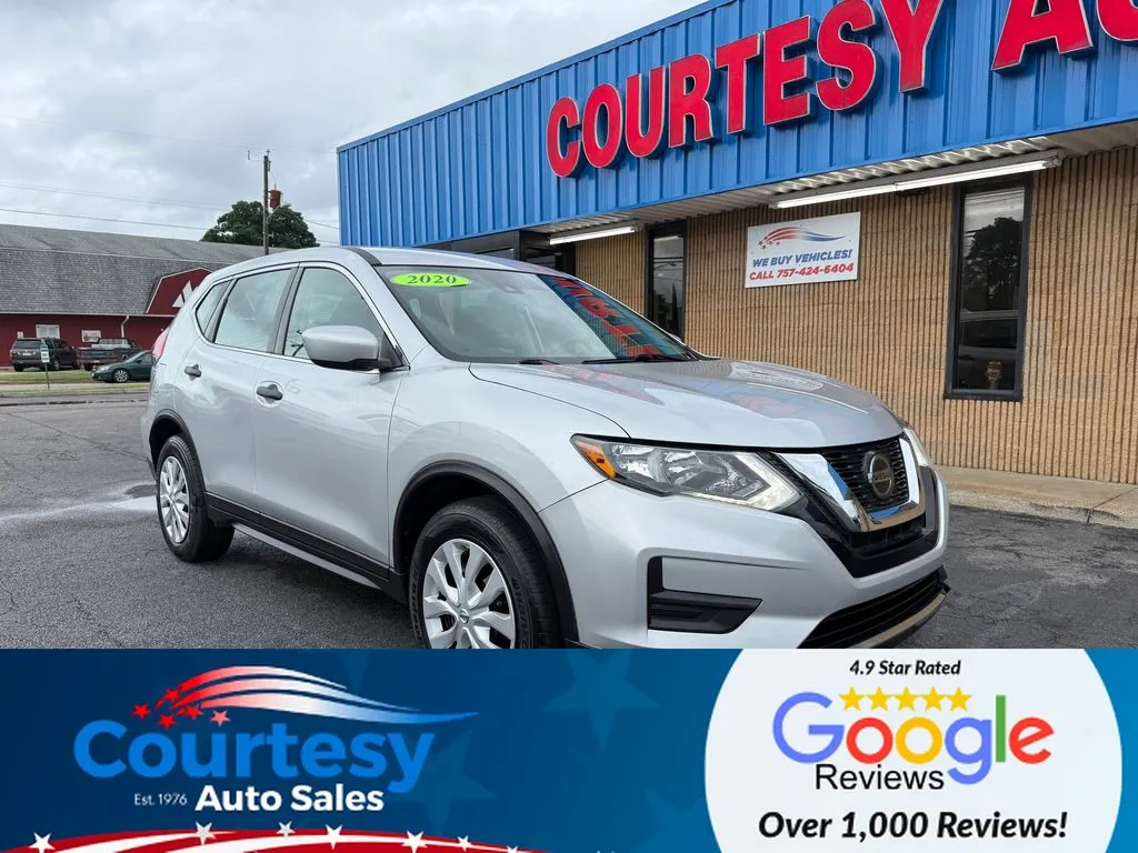 Silver 2020 Nissan Rogue S for sale in Chesapeake, VA