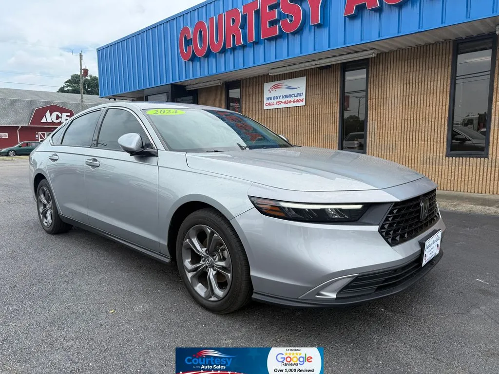 Silver 2024 Honda Accord EX for sale in Chesapeake, VA