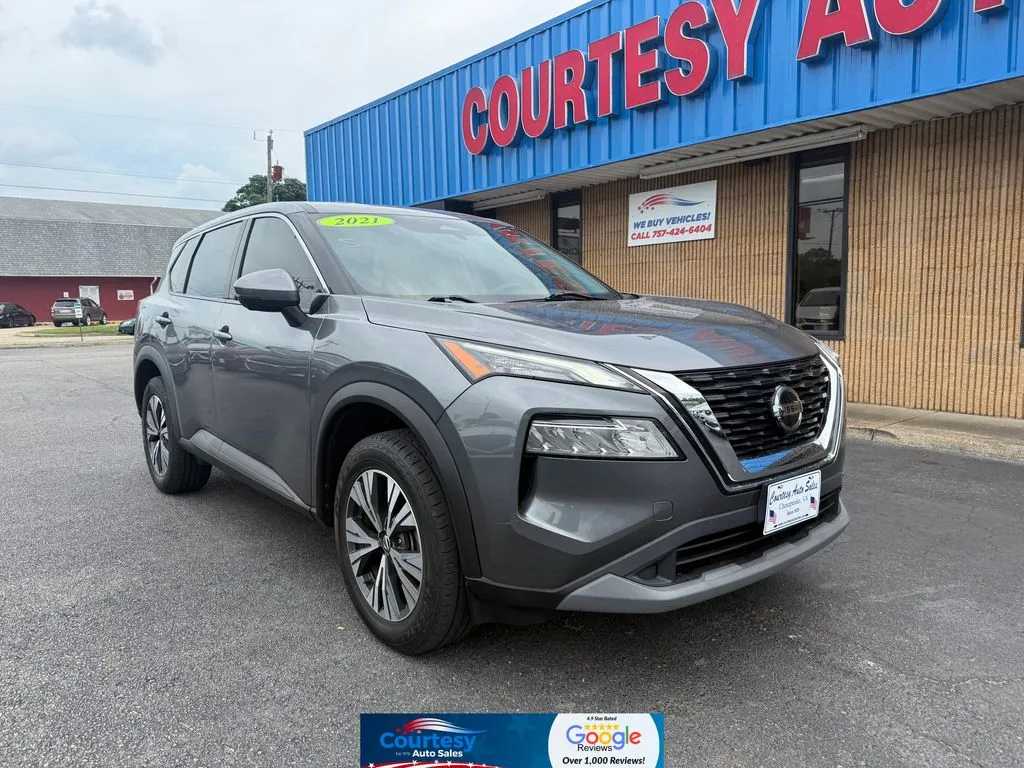 Gray 2021 Nissan Rogue SV for sale in Chesapeake, VA