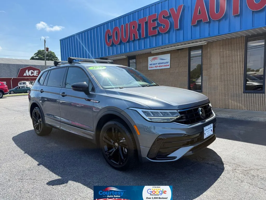 Gray 2023 Volkswagen Tiguan 2.0T SE R-Line Black for sale in Chesapeake, VA