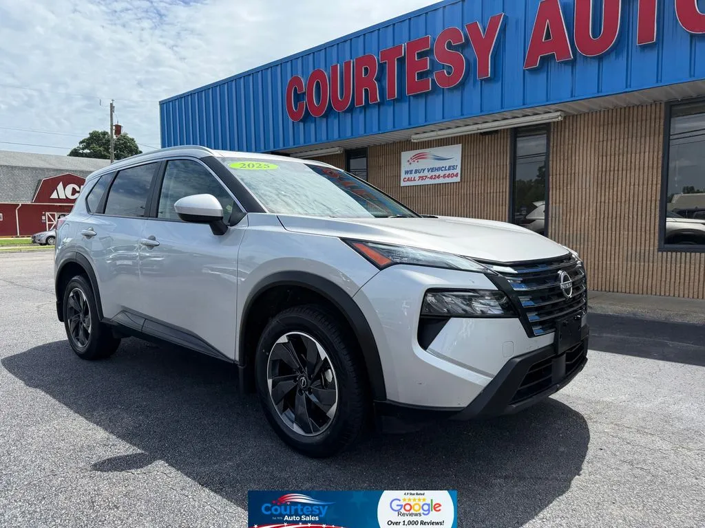 Silver 2025 Nissan Rogue SV for sale in Chesapeake, VA