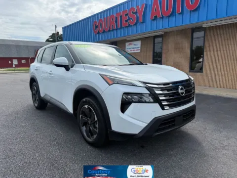 White 2024 Nissan Rogue SV for sale in Chesapeake, VA