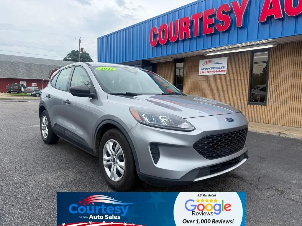 Silver 2021 Ford Escape S for sale in Chesapeake, VA