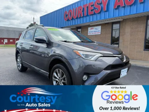 Gray 2017 Toyota RAV4 Platinum for sale in Chesapeake, VA