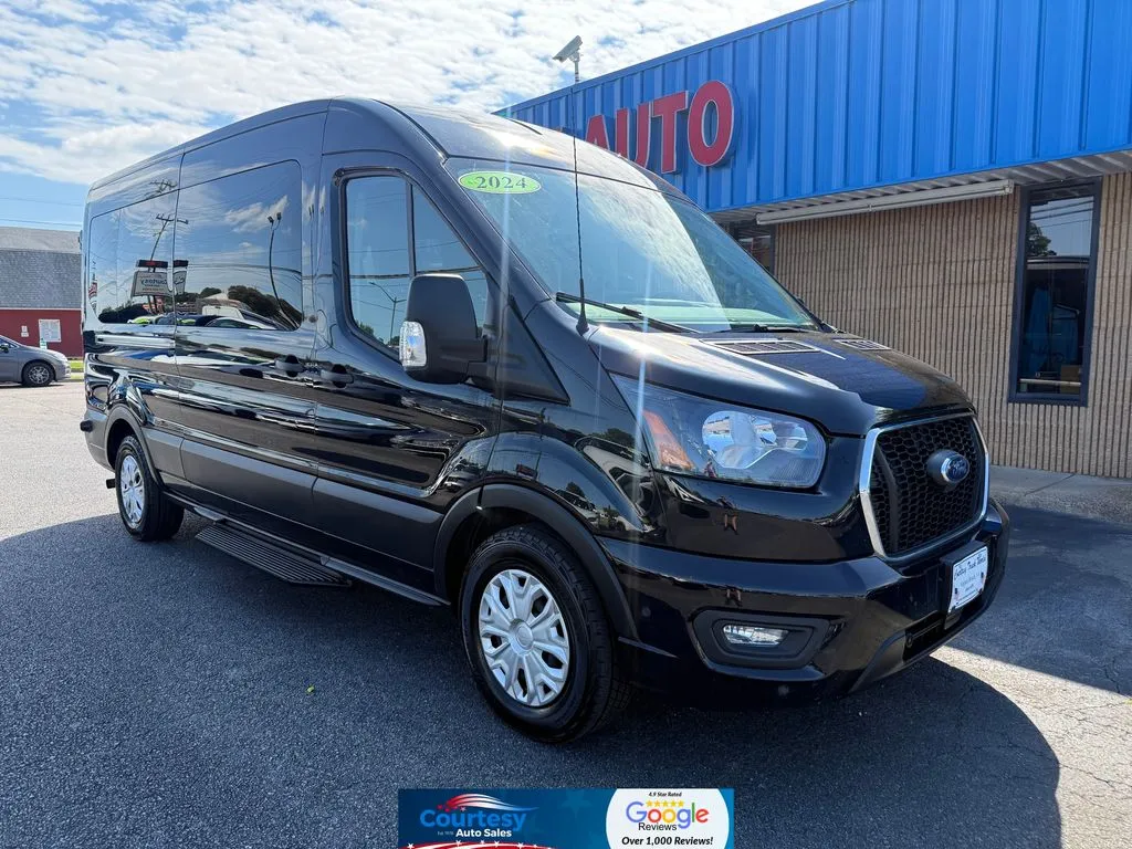 Black 2024 Ford Transit-350 XLT for sale in Chesapeake, VA