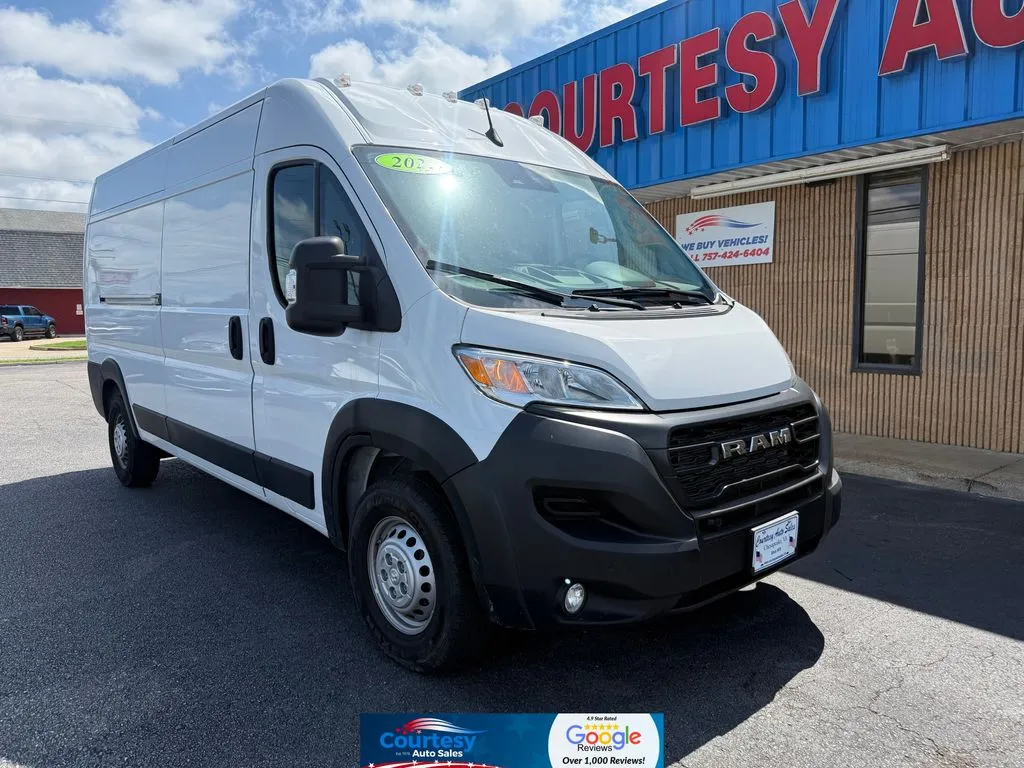 White 2025 Ram ProMaster 2500 High Roof for sale in Chesapeake, VA