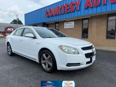 White 2009 Chevrolet Malibu Hybrid for sale in Chesapeake, VA