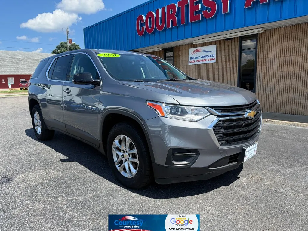 Gray 2020 Chevrolet Traverse LS for sale in Chesapeake, VA
