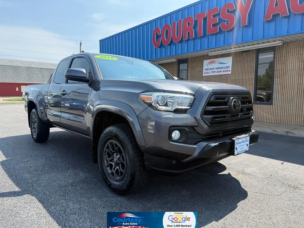 Gray 2018 Toyota Tacoma SR5 for sale in Chesapeake, VA