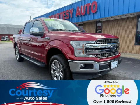 Red 2018 Ford F-150 Lariat for sale in Chesapeake, VA