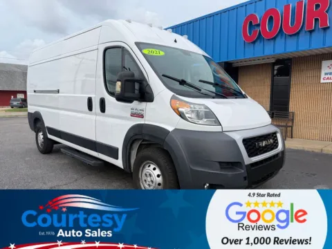 White 2021 Ram ProMaster 2500 High Roof for sale in Chesapeake, VA