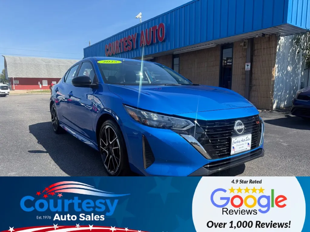Blue 2025 Nissan Sentra SR for sale in Chesapeake, VA