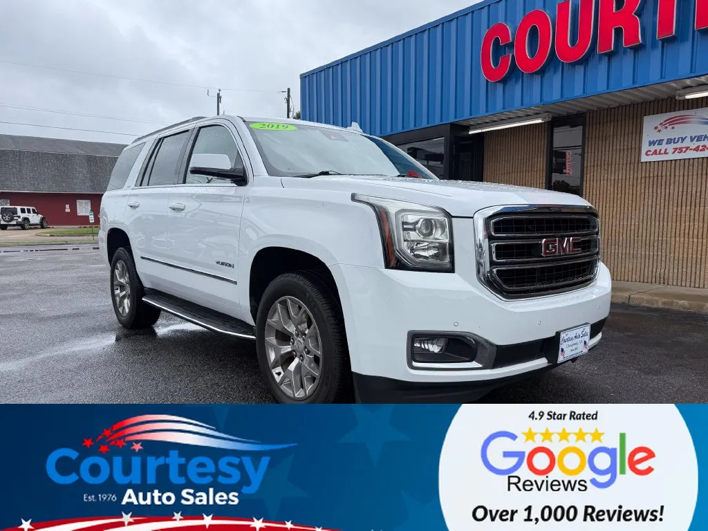 White 2019 GMC Yukon SLT Standard Edition for sale in Chesapeake, VA