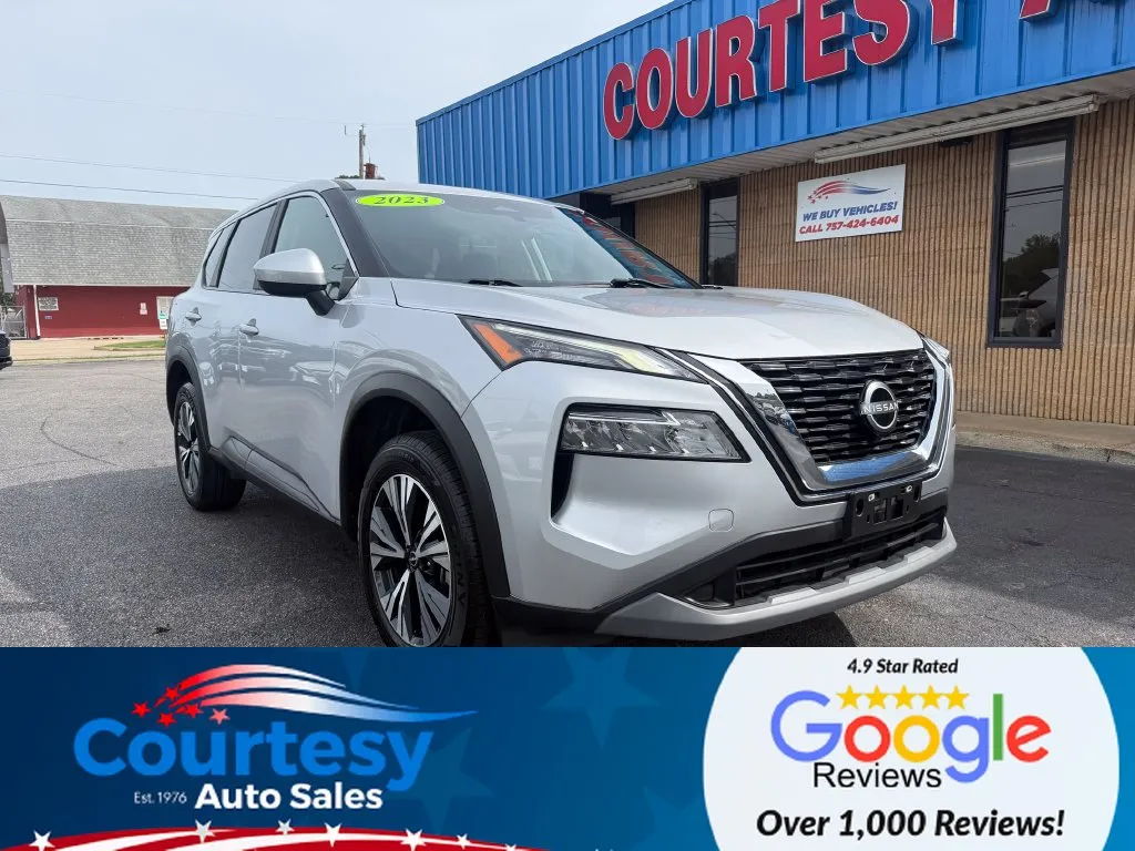 Silver 2023 Nissan Rogue SV for sale in Chesapeake, VA