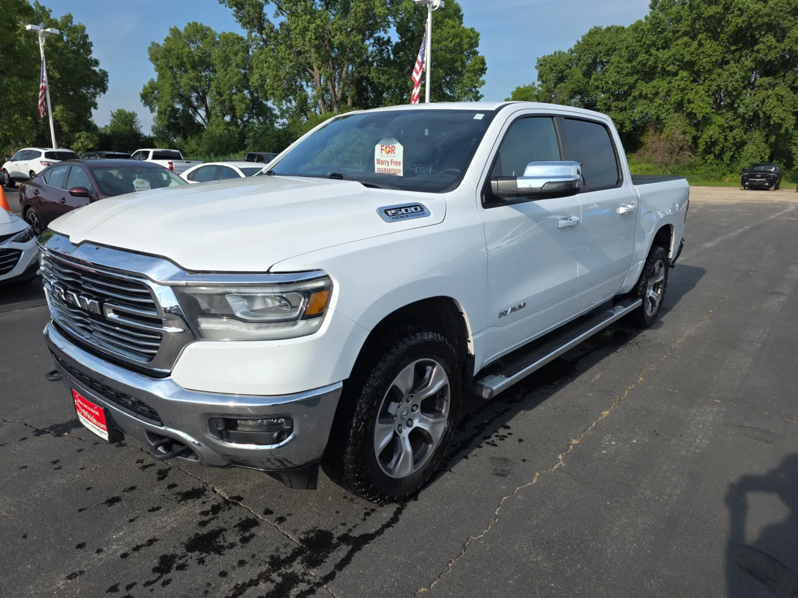 White 2023 Ram 1500 Laramie for sale in Appleton, WI
