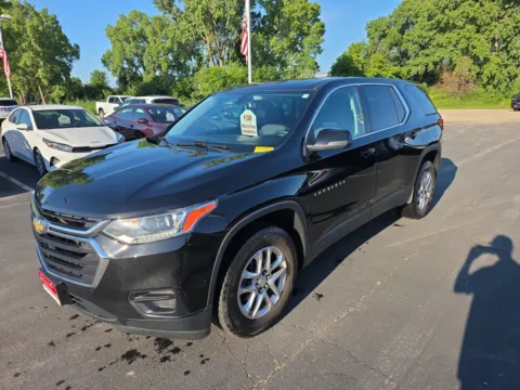 Black 2021 Chevrolet Traverse LS for sale in Appleton, WI
