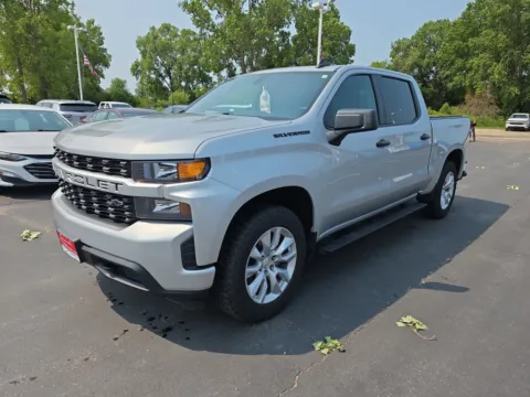 Silver 2021 Chevrolet Silverado 1500 Custom for sale in Appleton, WI
