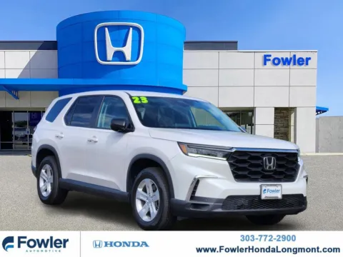 White 2023 Honda Pilot LX for sale in Longmont, CO