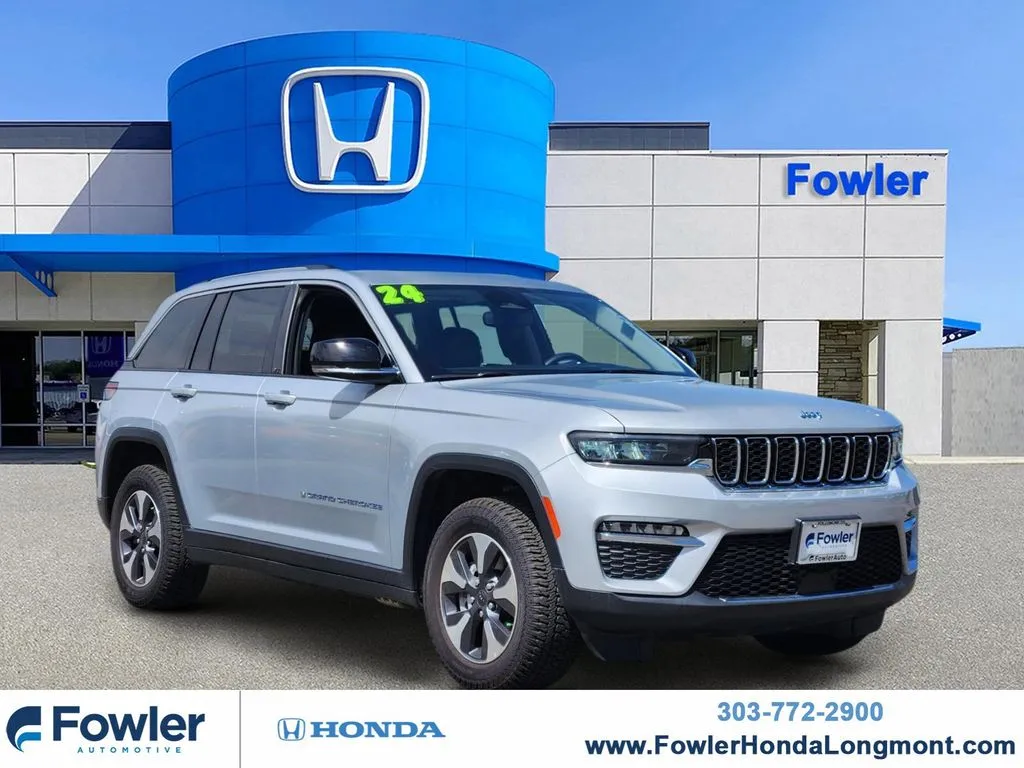 Silver 2024 Jeep Grand Cherokee 4xe for sale in Longmont, CO