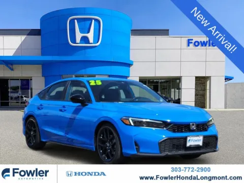 Blue 2025 Honda Civic Sport for sale in Longmont, CO