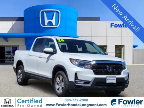 White 2026 Honda Ridgeline RTL for sale in Longmont, CO