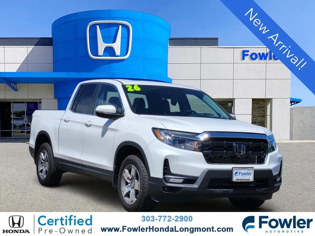 White 2026 Honda Ridgeline RTL for sale in Longmont, CO