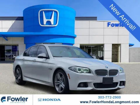 White 2016 BMW 5 Series 550i xDrive for sale in Longmont, CO