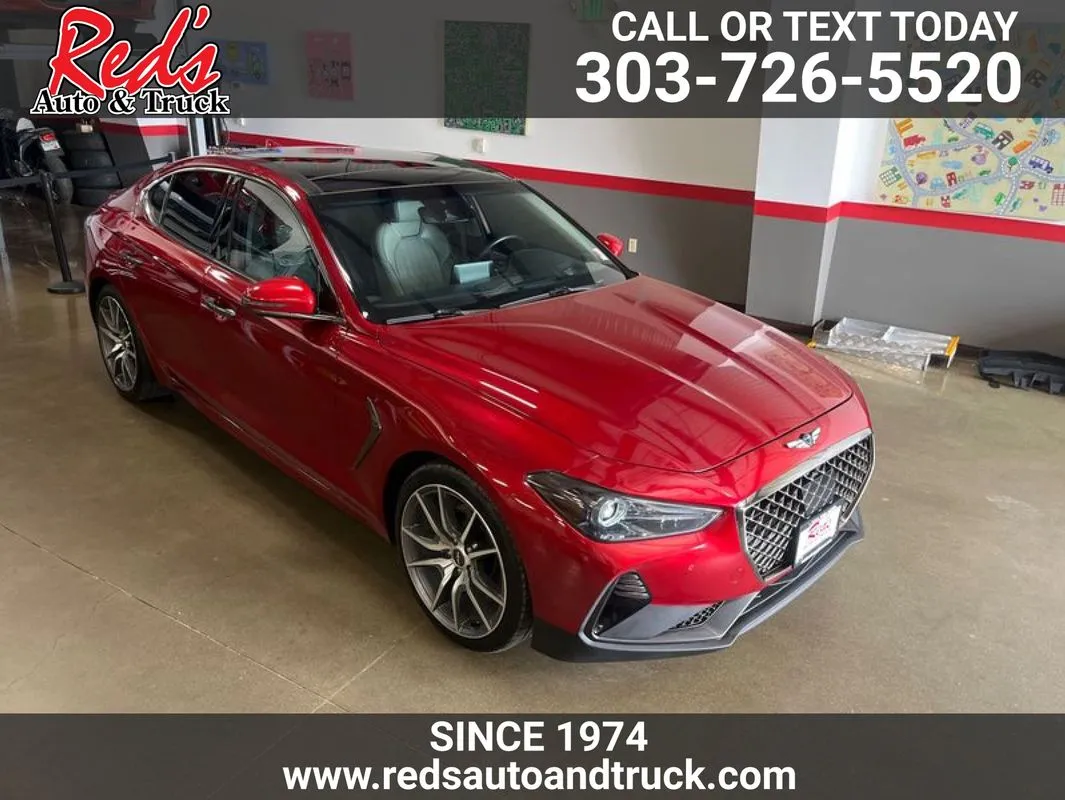 Red 2021 Genesis G70 2.0T for sale in Longmont, CO