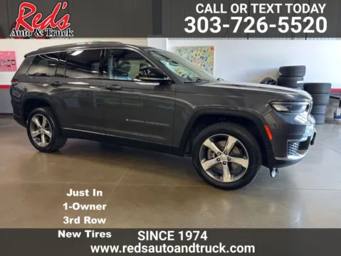 Gray 2021 Jeep Grand Cherokee L Limited for sale in Longmont, CO