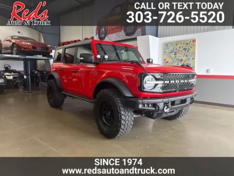 Red 2023 Ford Bronco Wildtrak for sale in Longmont, CO