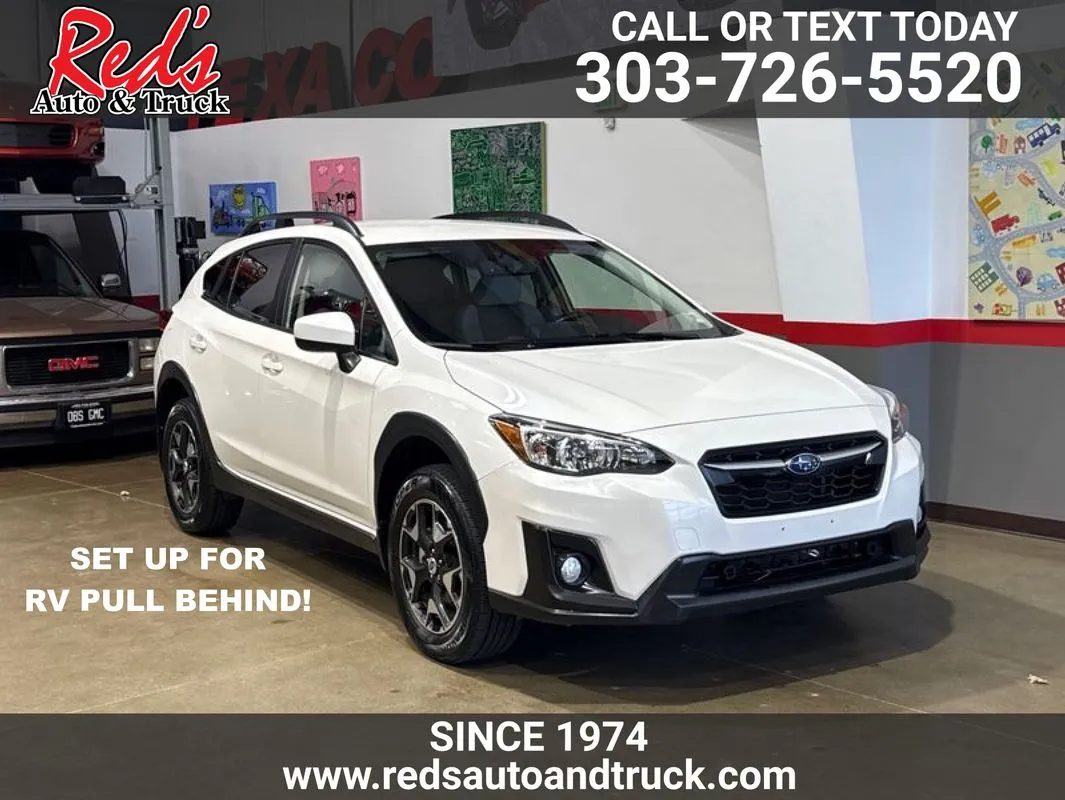 White 2018 SUBARU CROSSTREK 2.0i Premium for sale in Longmont, CO