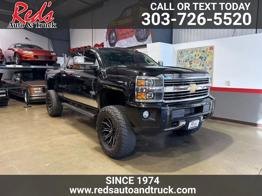 Black 2016 CHEVROLET SILVERADO High Country for sale in Longmont, CO